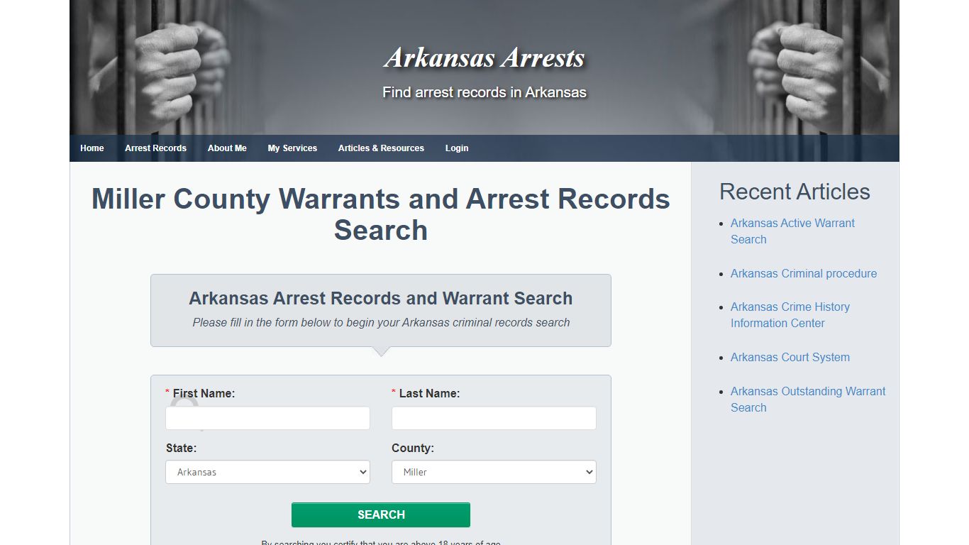 Miller County Warrants and Arrest Records Search